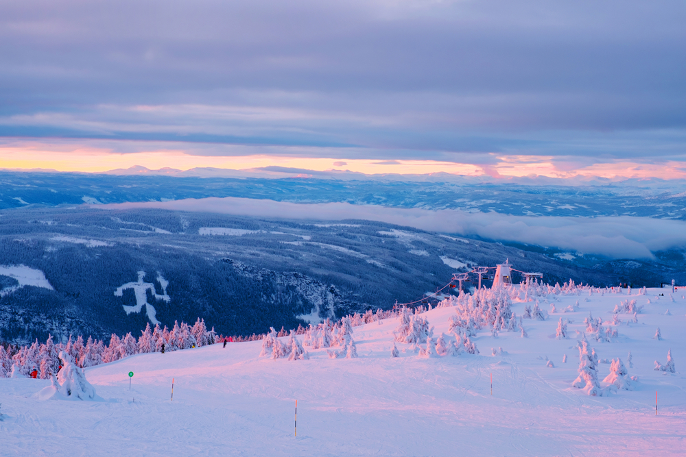 Norwegen Skigebiet Hafjell